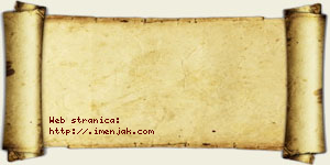 Nadja Bokan vizit kartica